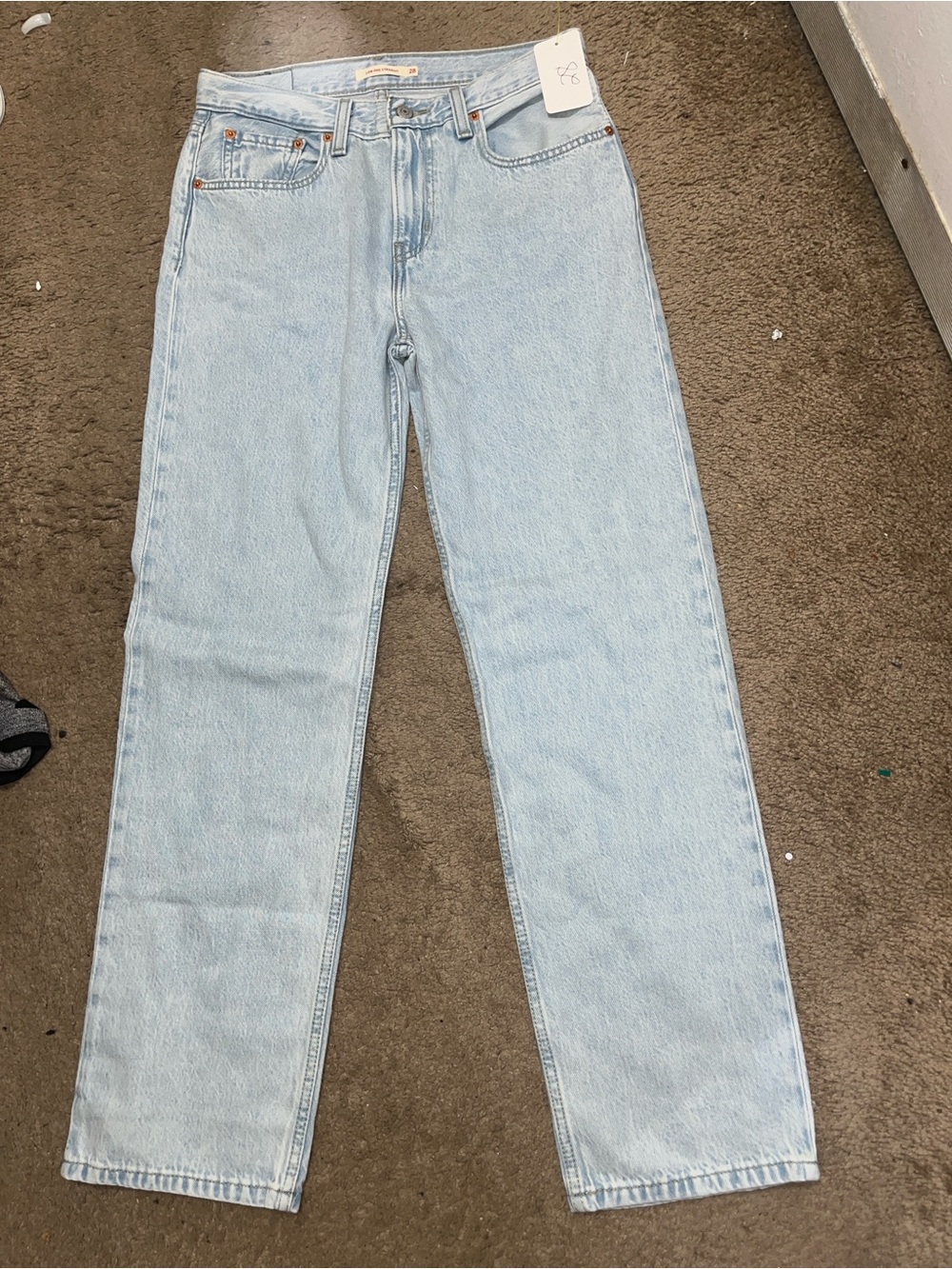 👍Levi's Men's Light Blue Straight Jeans